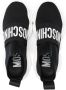Moschino Kids logo-print hi-top sneakers Black - Thumbnail 3