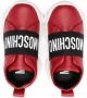 Moschino Kids logo-print leather sneakers Red - Thumbnail 2