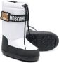Moschino Kids logo-print non-slip snow boots White - Thumbnail 1