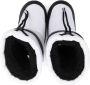 Moschino Kids logo-print non-slip snow boots White - Thumbnail 2