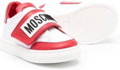 Moschino Kids logo-print sneakers White