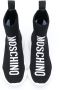 Moschino Kids logo print sock trainers Black - Thumbnail 3