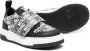 Moschino Kids logo-print touch-strap sneakers Black - Thumbnail 2