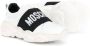 Moschino Kids logo strap sneakers White - Thumbnail 2