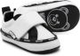 Moschino Kids logo-trim touch-strap sneakers White - Thumbnail 2