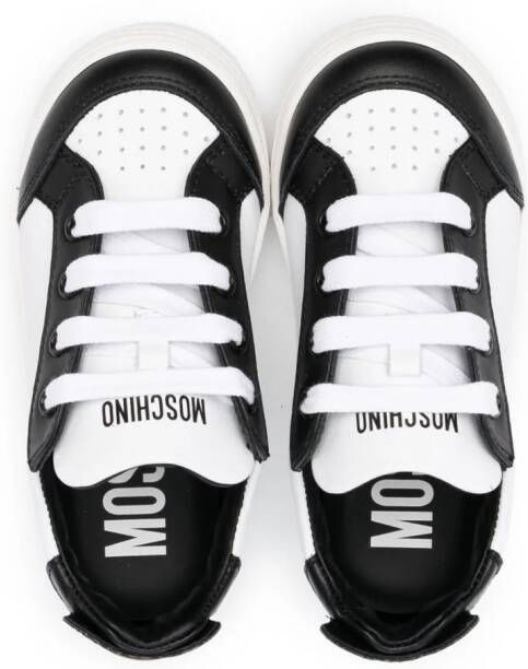 Moschino Kids panelled low-top sneakers White