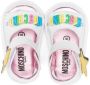 Moschino Kids star embellished open toe sandals White - Thumbnail 3