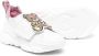 Moschino Kids strap-fastened sneakers White - Thumbnail 2