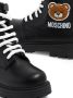 Moschino Kids Teddy ankle leather boots Black - Thumbnail 5
