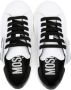 Moschino Kids Teddy Bear-appliqué leather sneakers White - Thumbnail 3