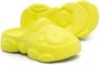 Moschino Kids Teddy Bear chunky slippers Yellow - Thumbnail 2