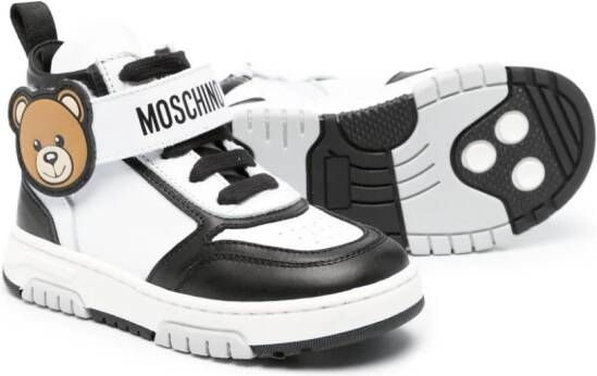 Moschino Kids Teddy Bear high-top sneakers White