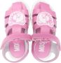 Moschino Kids Teddy Bear leather sandals Pink - Thumbnail 3