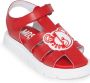 Moschino Kids Teddy Bear leather sandals Red - Thumbnail 4