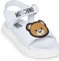 Moschino Kids Teddy Bear leather sandals White - Thumbnail 4