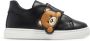 Moschino Kids Teddy Bear leather sneakers Black - Thumbnail 2