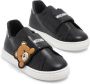Moschino Kids Teddy Bear leather sneakers Black - Thumbnail 5