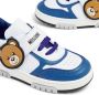 Moschino Kids Teddy Bear leather sneakers Blue - Thumbnail 4