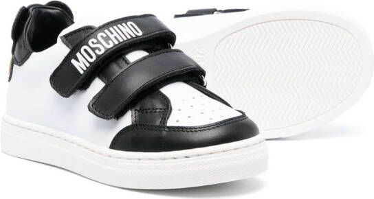 Moschino Kids Teddy Bear low-top sneakers Black