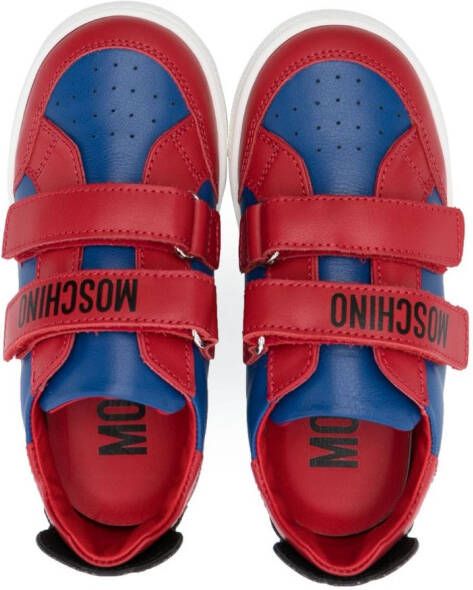 Moschino Kids Teddy Bear low-top sneakers Red
