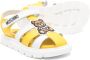 Moschino Kids Teddy-Bear-motif leather sandals White - Thumbnail 2