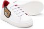 Moschino Kids Teddy Bear-motif leather sneakers White - Thumbnail 2