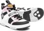Moschino Kids Teddy Bear-motif panelled sneakers White - Thumbnail 2