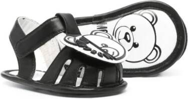 Moschino Kids Teddy Bear-motif sandals Black