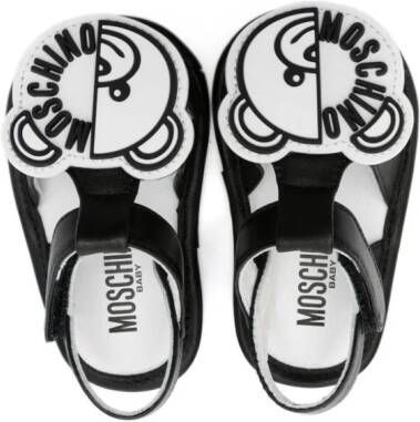 Moschino Kids Teddy Bear-motif sandals Black