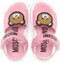 Moschino Kids Teddy Bear motif sandals Pink - Thumbnail 3