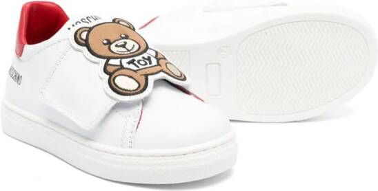 Moschino Kids Teddy Bear-motif sneakers White