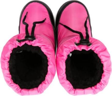 Moschino Kids Teddy Bear-motif snow boots Pink