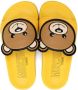 Moschino Kids Teddy Bear slides Yellow - Thumbnail 3