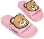 Moschino Kids Teddy Bear slippers Pink - Thumbnail 4