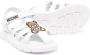 Moschino Kids Teddy bear touch-strap leather sandals White - Thumbnail 2