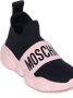 Moschino Kids Teddy logo-print sock sneakers Black - Thumbnail 4