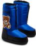 Moschino Kids Teddy padded snow boots Blue - Thumbnail 4
