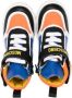 Moschino Kids Teddy-patch colour-block high-top sneakers Black - Thumbnail 3
