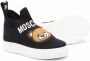 Moschino Kids Teddy patch high sock sneakers Black - Thumbnail 2