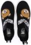 Moschino Kids Teddy patch high sock sneakers Black - Thumbnail 3