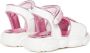 Moschino Kids Teddy-patch leather sandals White - Thumbnail 3