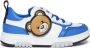 Moschino Kids Teddy-patch leather sneakers White - Thumbnail 2