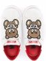 Moschino Kids Teddy patch low-top sneakers White - Thumbnail 3