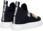 Moschino Kids Teddy-patch sock-style sneakers Black - Thumbnail 3
