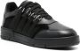 Moschino lace-detailed panelled sneakers Black - Thumbnail 1
