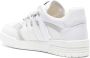 Moschino lace-detailed panelled trainers White - Thumbnail 3