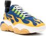 Moschino lace-up flame sneakers Blue - Thumbnail 2