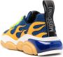 Moschino lace-up flame sneakers Blue - Thumbnail 3