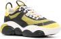 Moschino layered low-top sneakers Yellow - Thumbnail 2