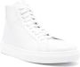 Moschino leather hi-top sneakers White - Thumbnail 2